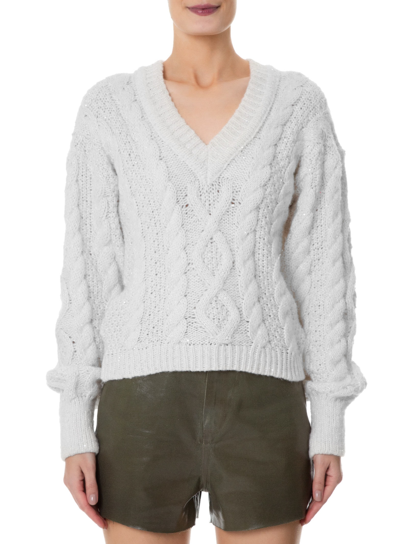 Twenty Four Seven - Suéter Feminino Pullover Trança Paetê Twenty Four Seven - Suéter Feminino Pullover Trança Paetê