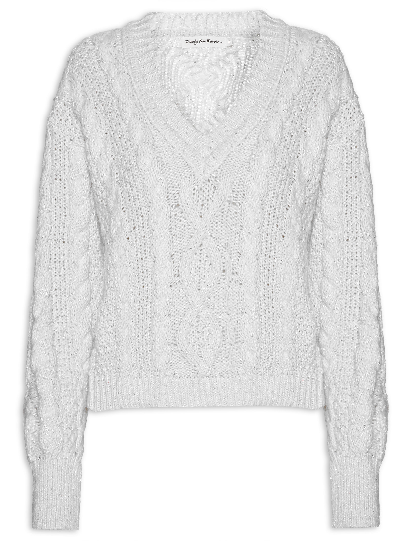 Twenty Four Seven - Suéter Feminino Pullover Trança Paetê Twenty Four Seven - Suéter Feminino Pullover Trança Paetê