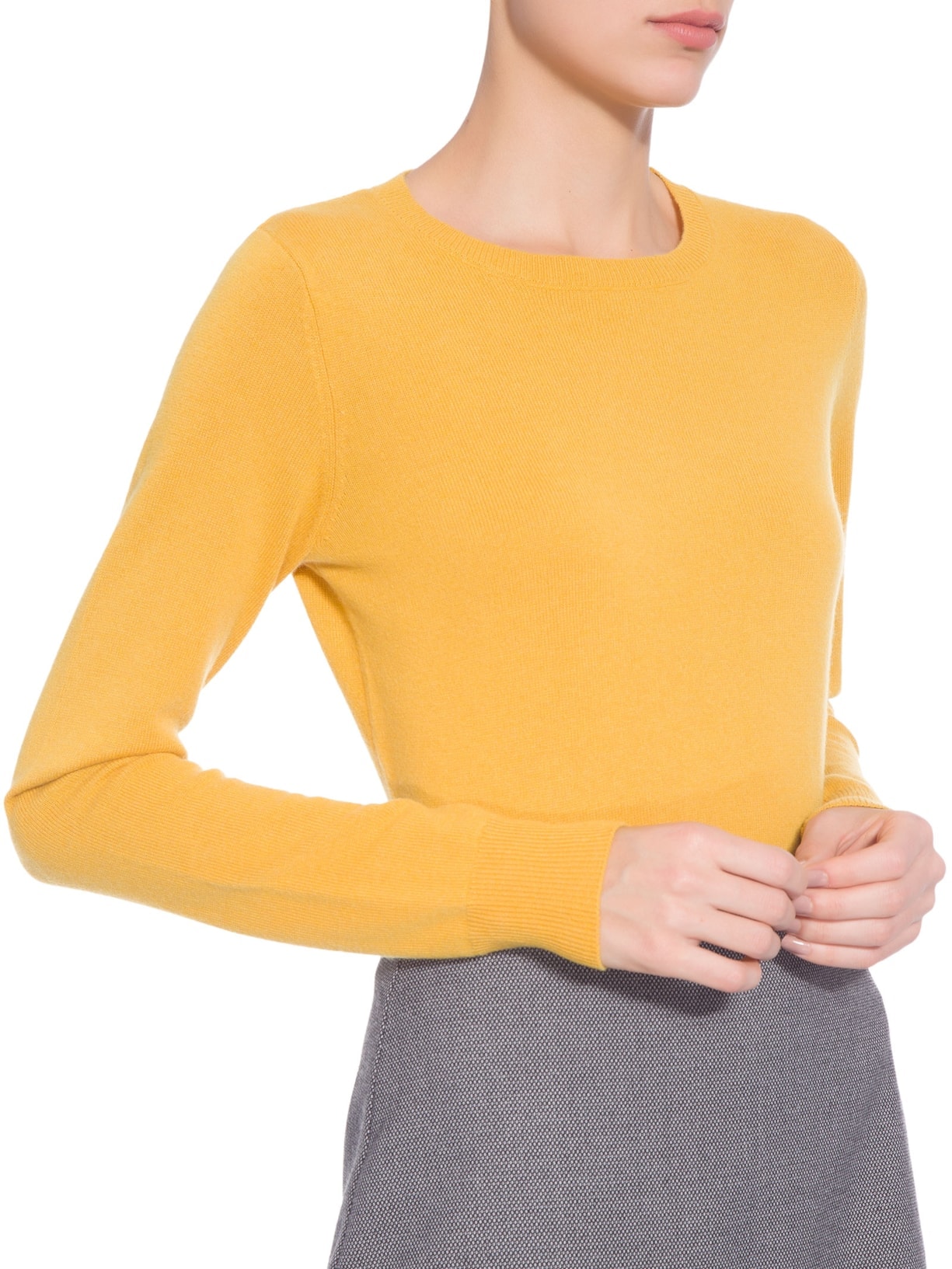 Suéter Feminino Puro Cashmere Amarelo '2Essential