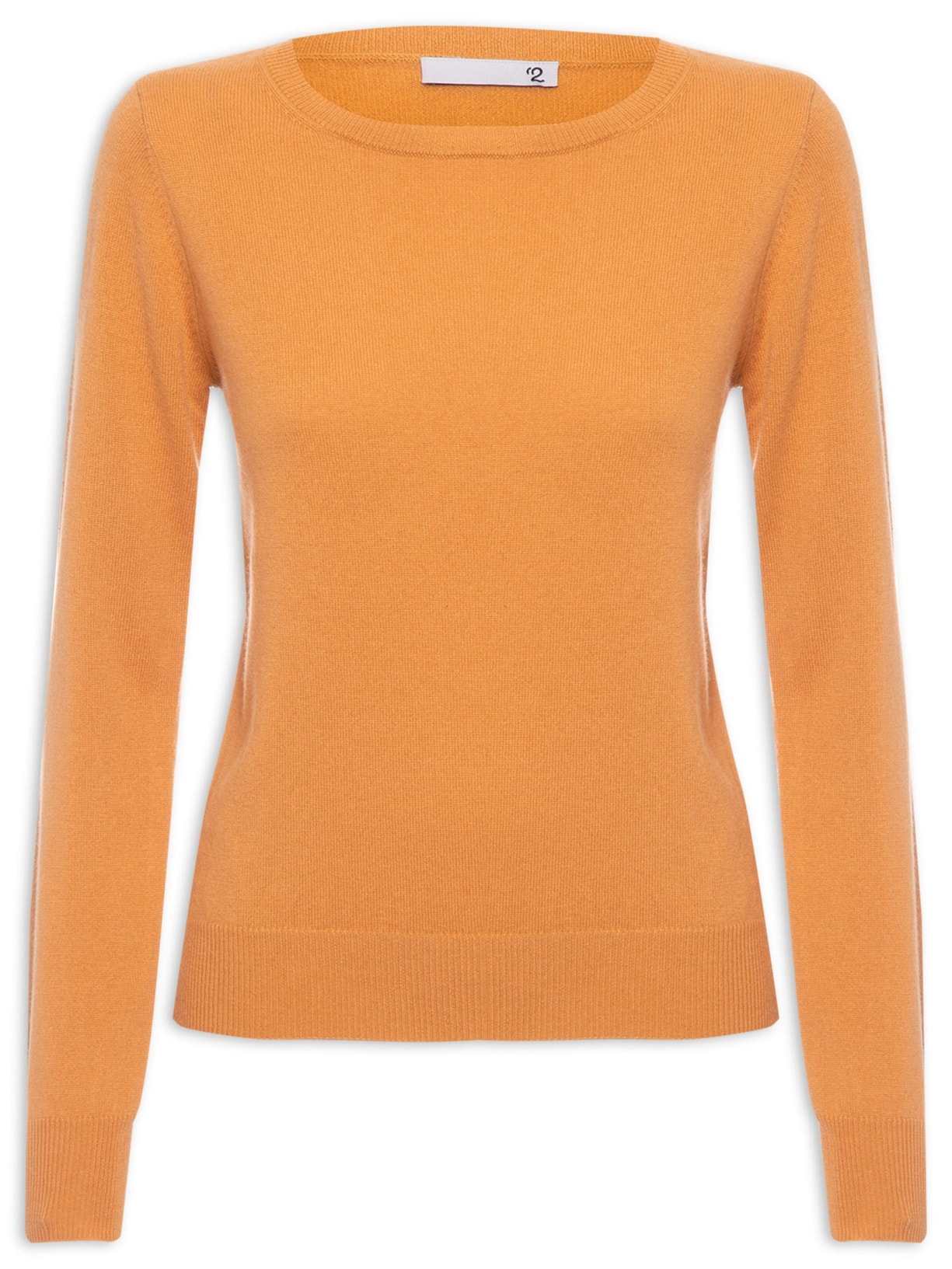 Suéter Feminino Puro Cashmere - Laranja