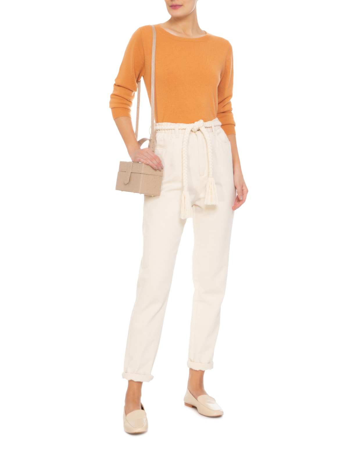 Suéter Feminino Puro Cashmere Laranja '2Essential