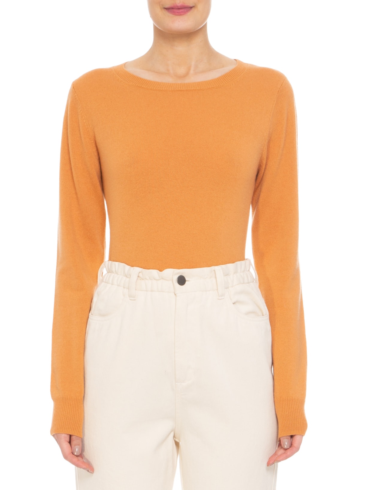 Suéter Feminino Puro Cashmere Laranja '2Essential
