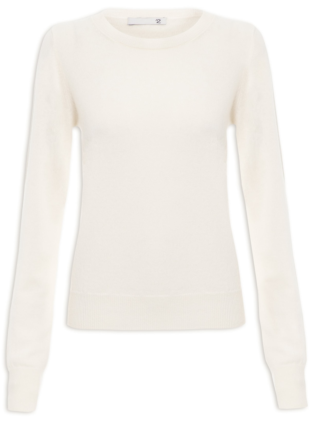 Suéter Feminino Puro Cashmere - Off White