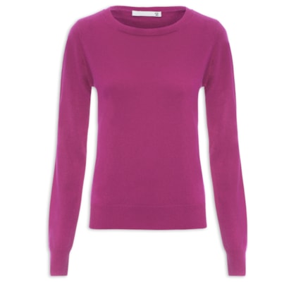 Suéter Feminino Puro Cashmere - Rosa