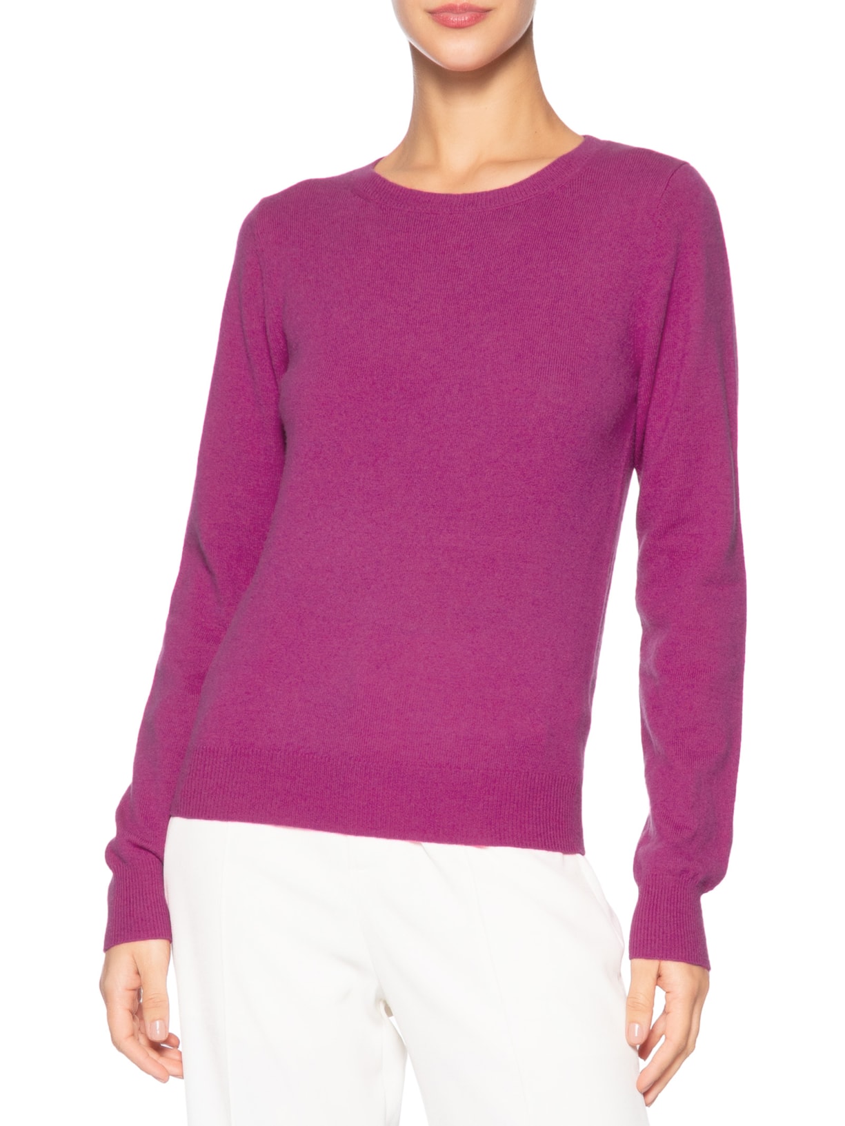 Suéter Feminino Puro Cashmere Rosa '2Essential