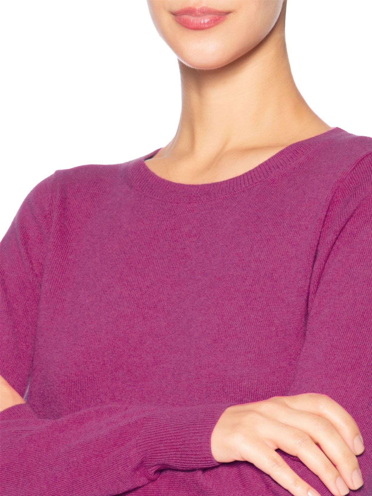 Suéter Feminino Puro Cashmere Rosa '2Essential