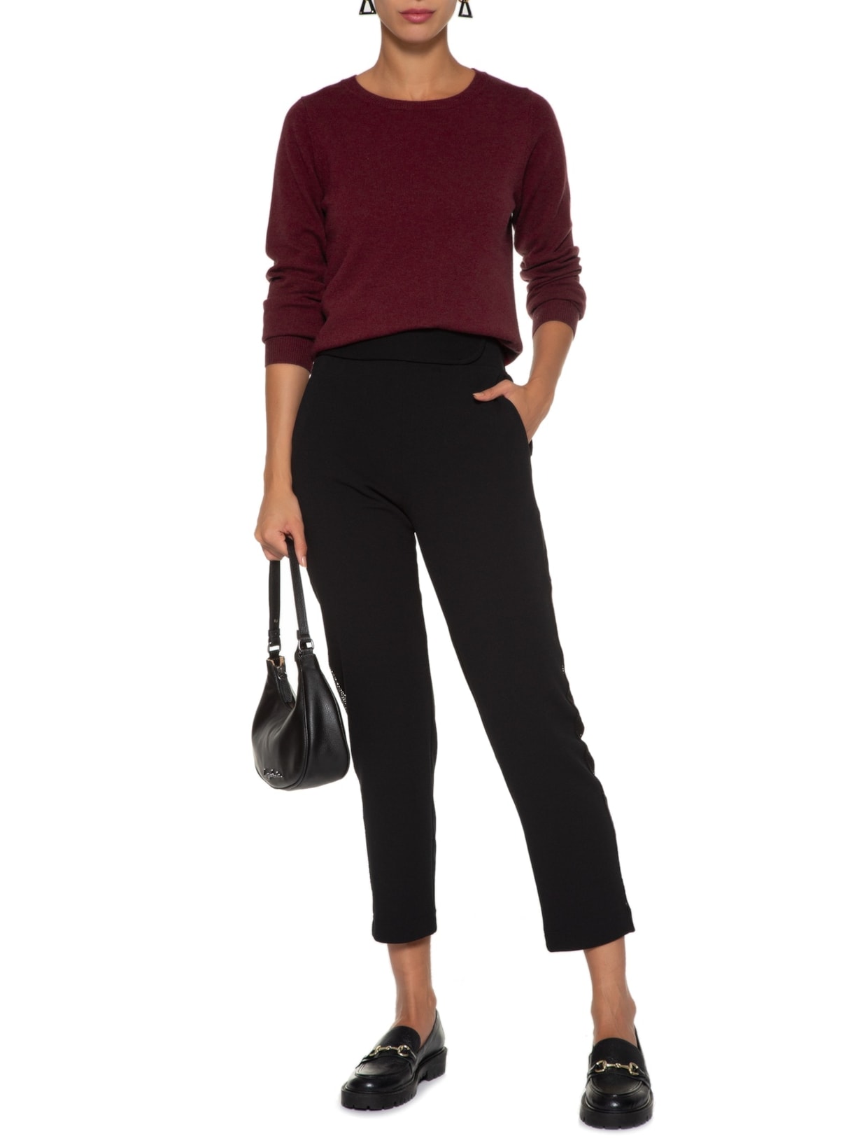 Suéter Feminino Puro Cashmere Vermelho '2Essential