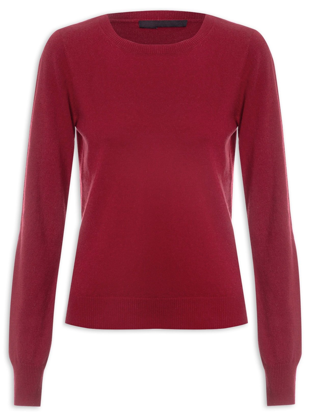 Suéter Feminino Puro Cashmere Vinho '2Essential