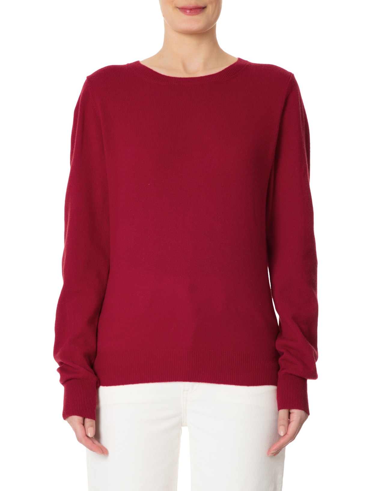 Suéter Feminino Puro Cashmere Vinho '2Essential