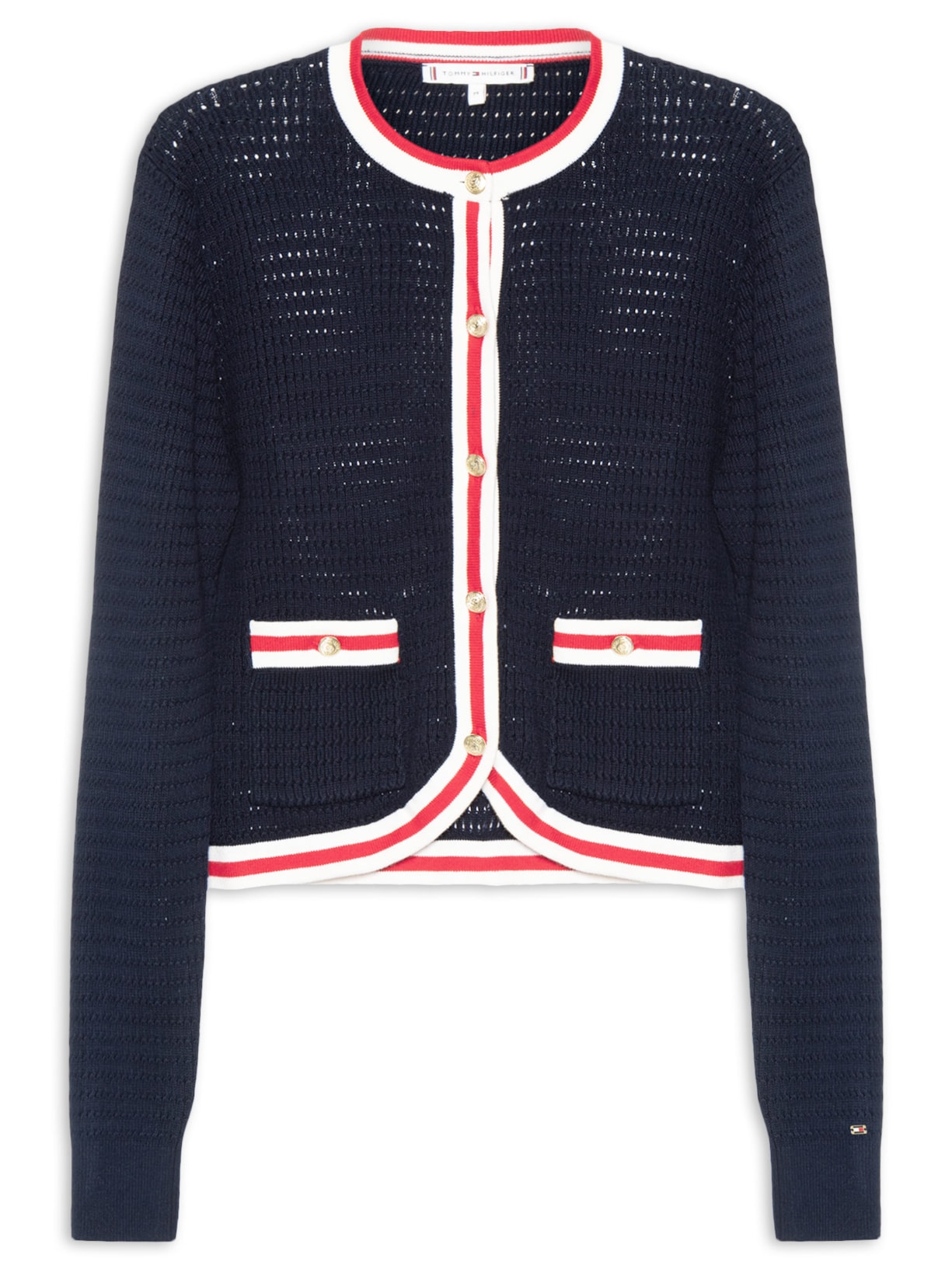 Suéter Feminino RWB Textured LS C-NK - Azul