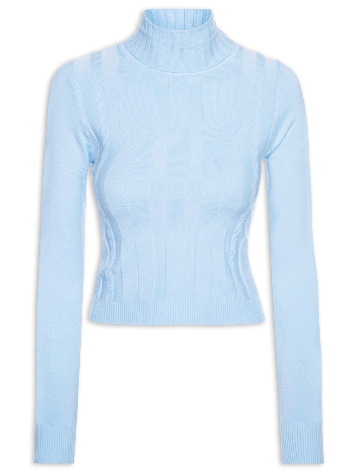 Suéter Feminino Texturizado - Azul