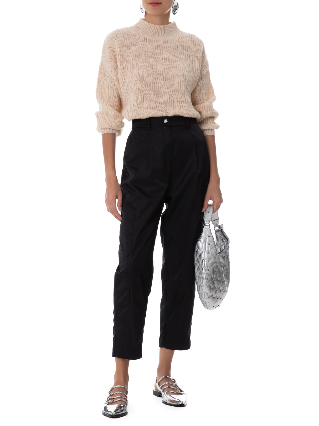 Suéter Feminino Tricot Bege Market 33