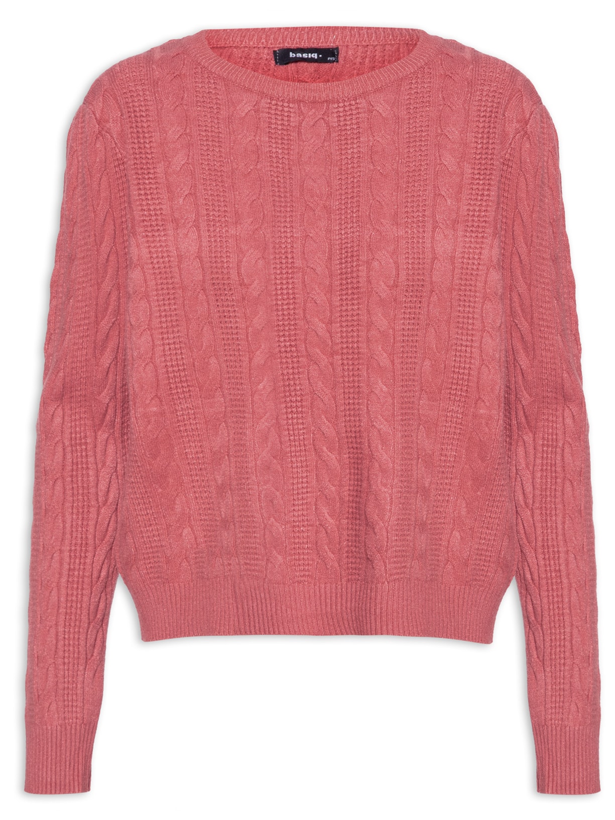 Suéter Feminino Tricot Com Detalhes - Vermelho