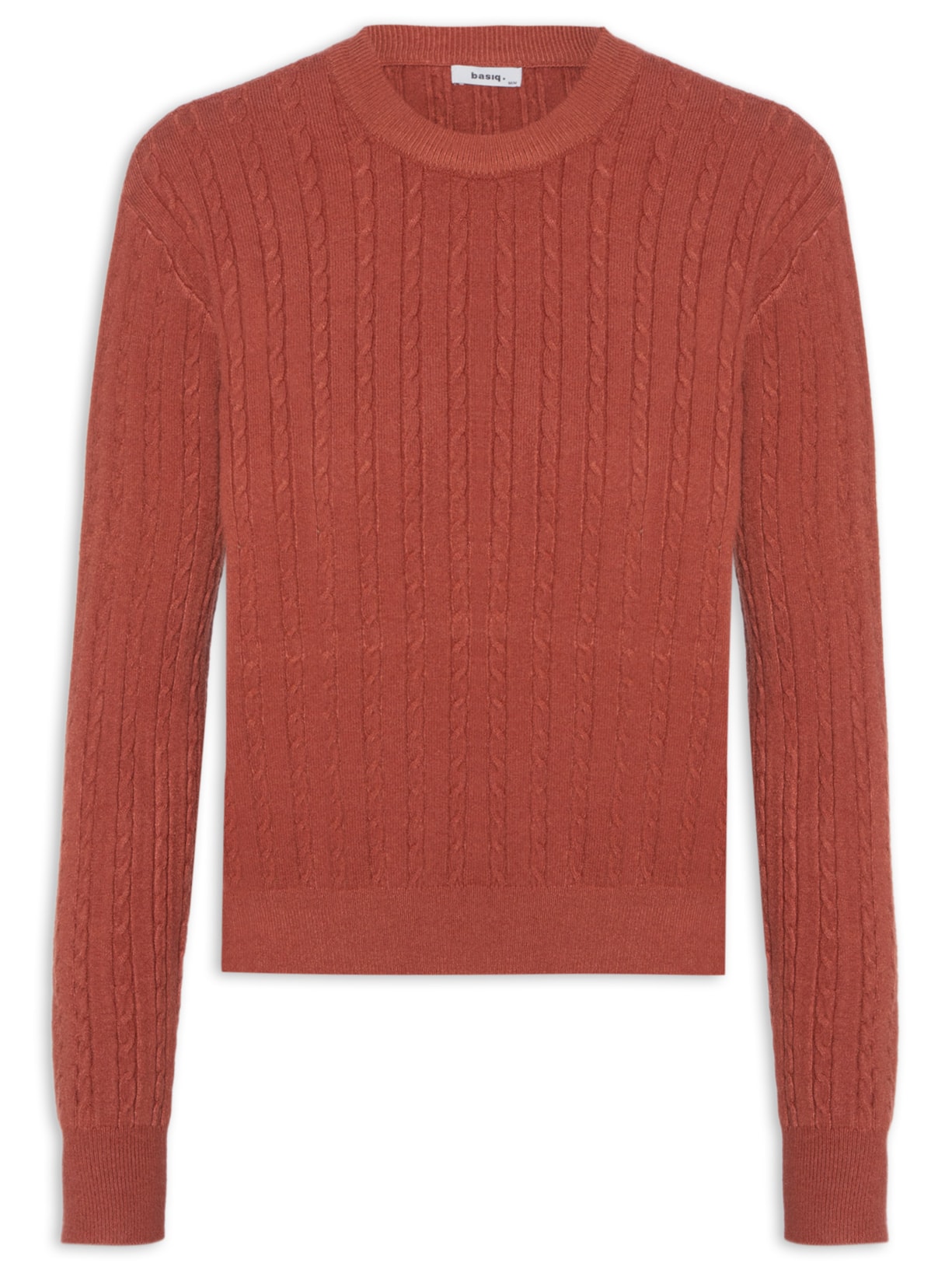 Suéter Feminino Tricot Com Manga Oversized - Vermelho