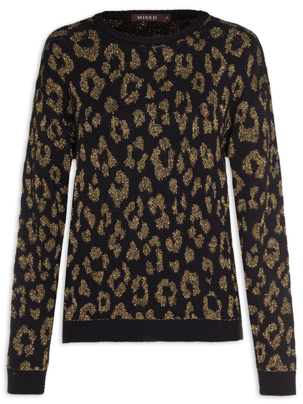 Suéter Feminino Tricot Garra Night - Animal Print
