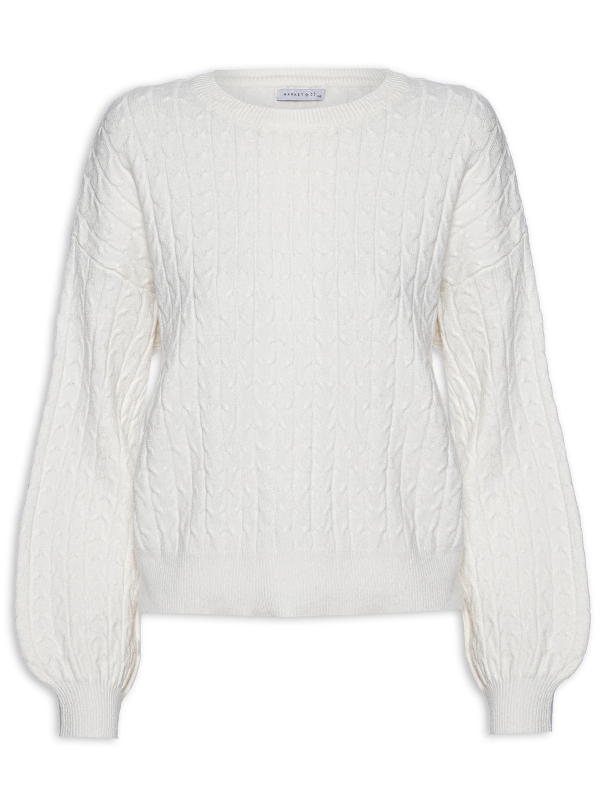 Suéter Feminino Tricot - Off White