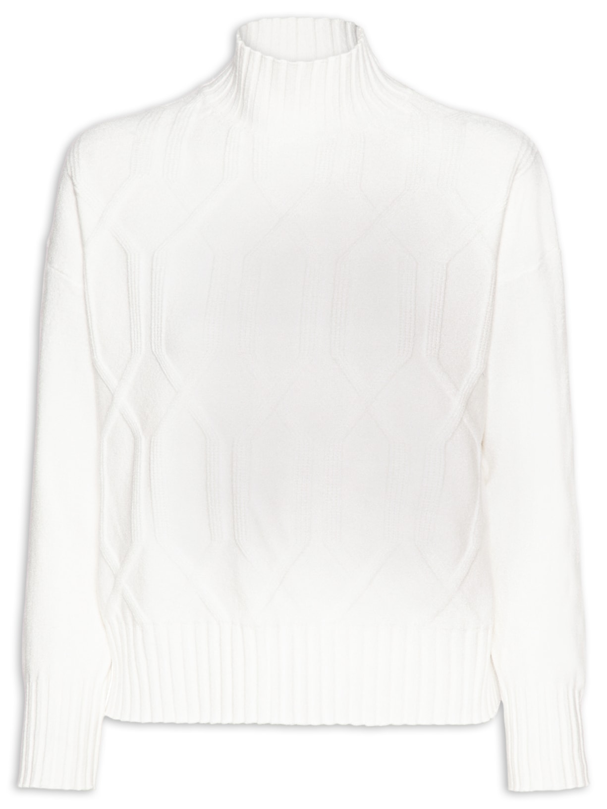 Suéter Feminino Tricot - Off White