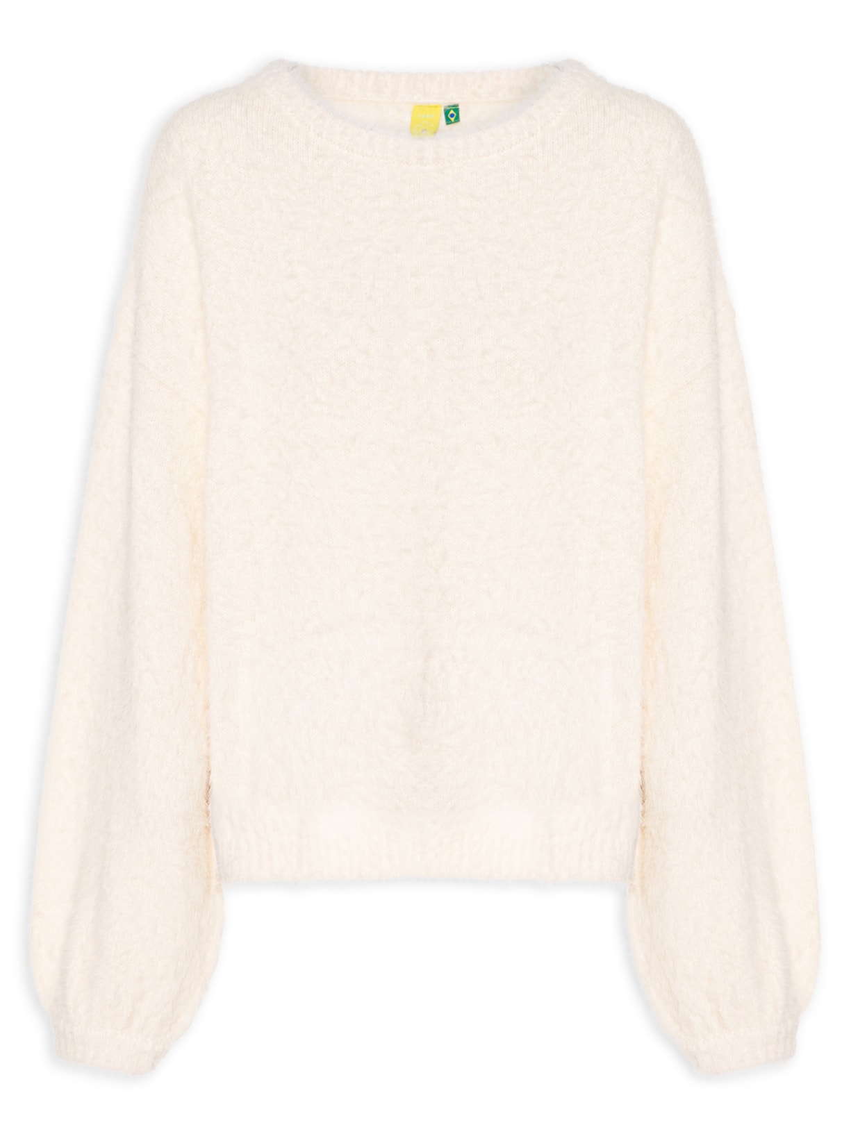 Suéter Feminino Tricot Pelinho - Bege