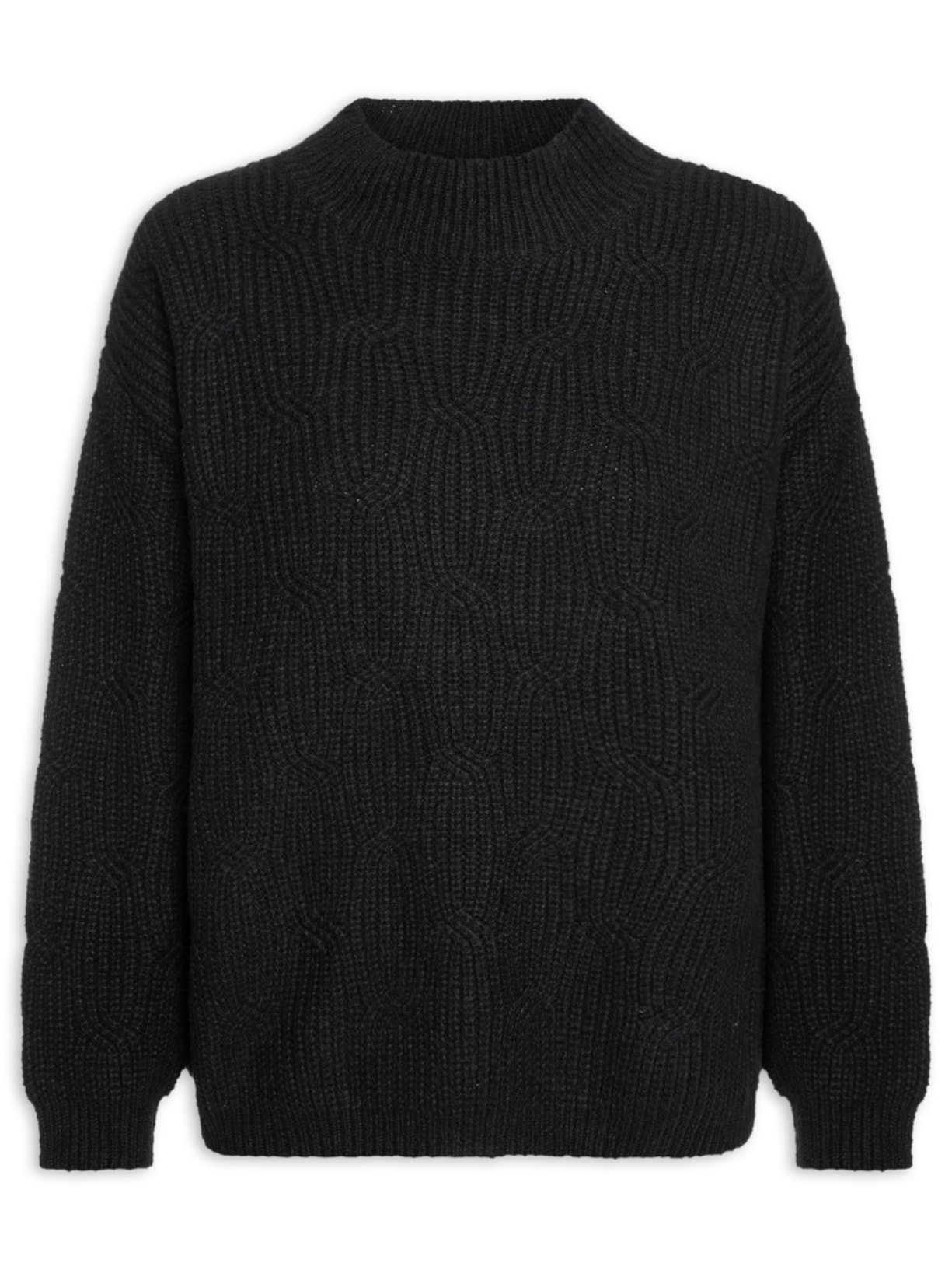 Suéter Feminino Tricot - Preto