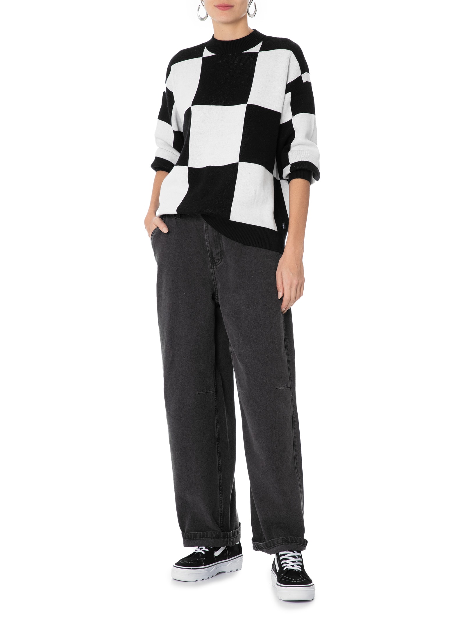 Suéter Feminino Vortex Sweather - Vans - Preto