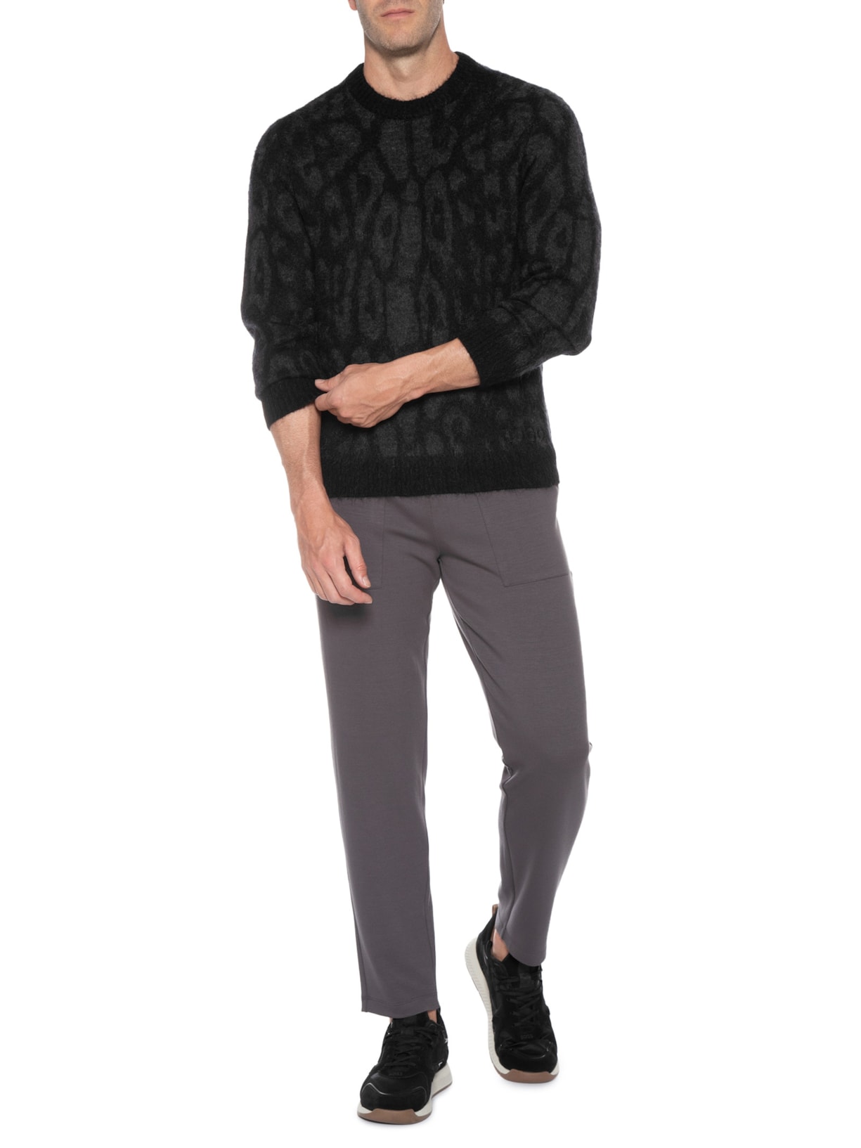 Suéter Masculina Sound Preto Hugo