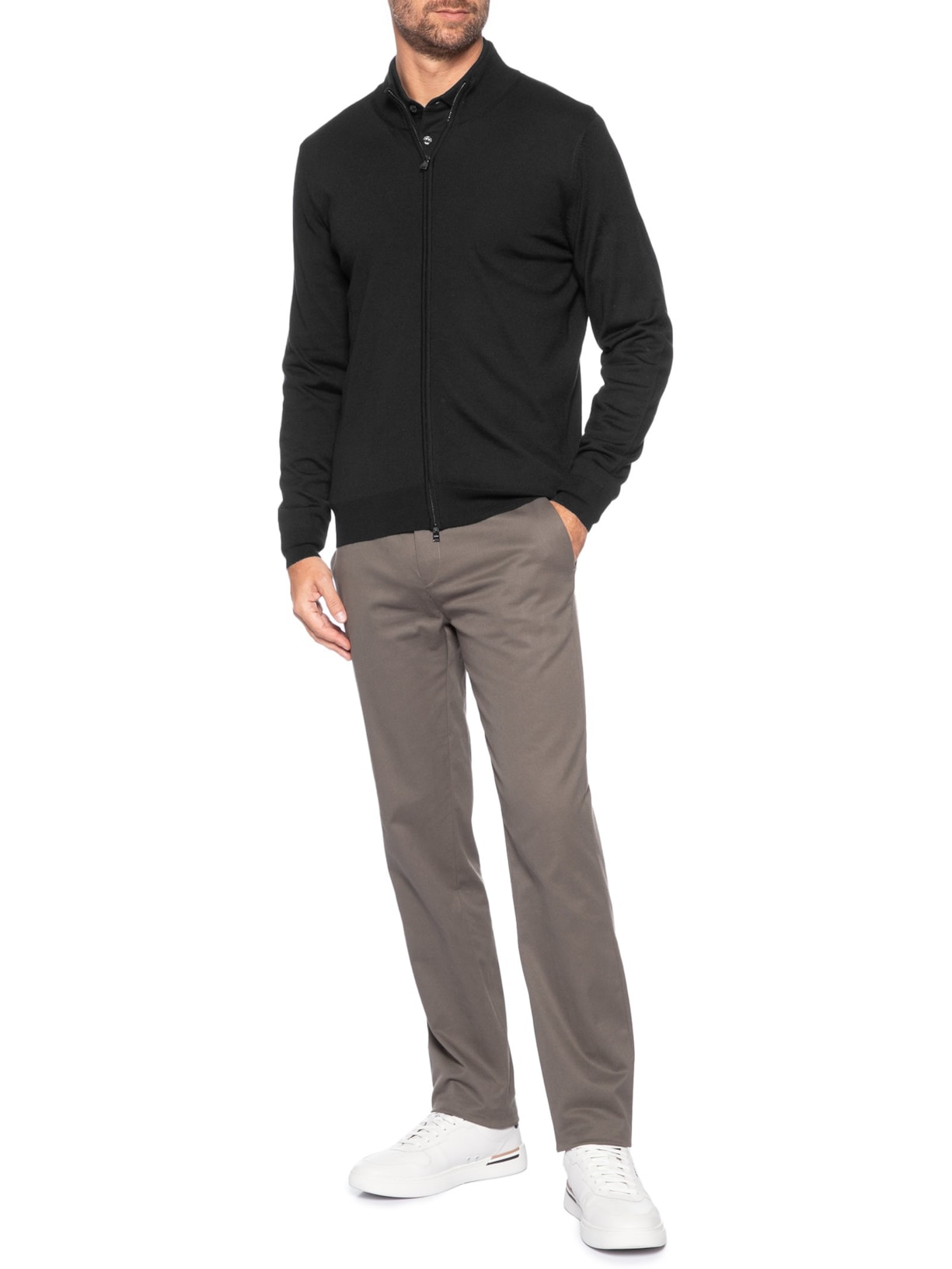 Suéter Masculino Balonso Preto Boss