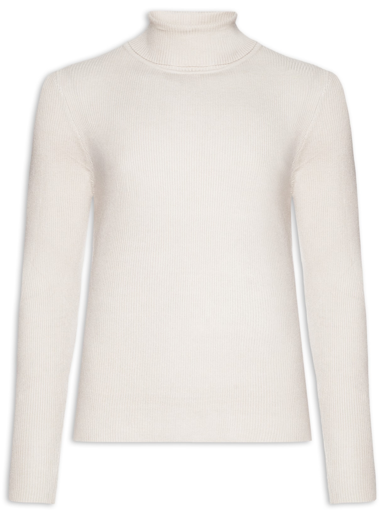 Suéter Masculino Básico Gola Alta - Cinza