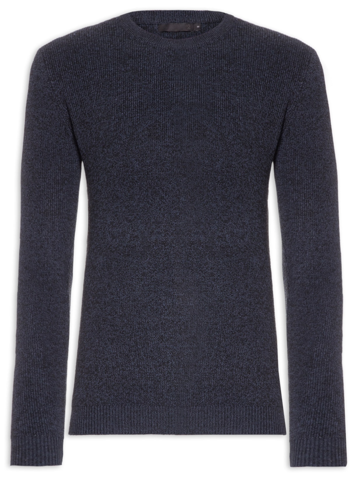 Suéter Masculino Básico Gola Careca - Azul