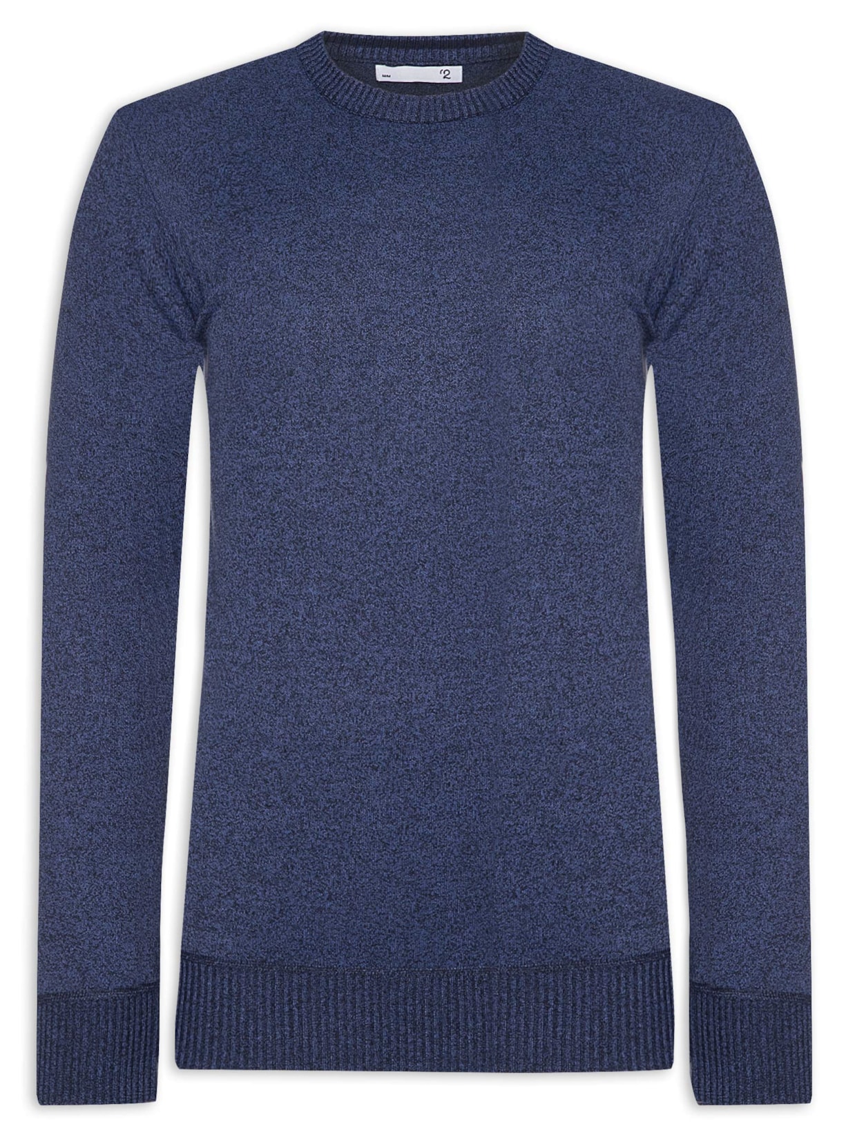 Suéter Masculino Básico Gola Redonda - Azul