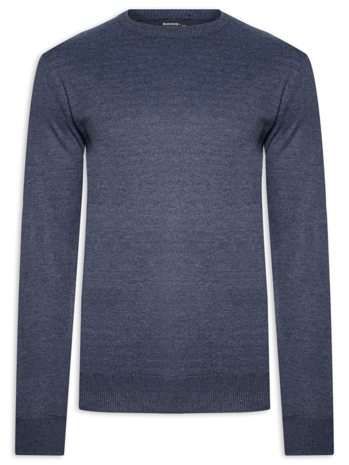 Suéter Masculino Básico Gola Redonda - Azul