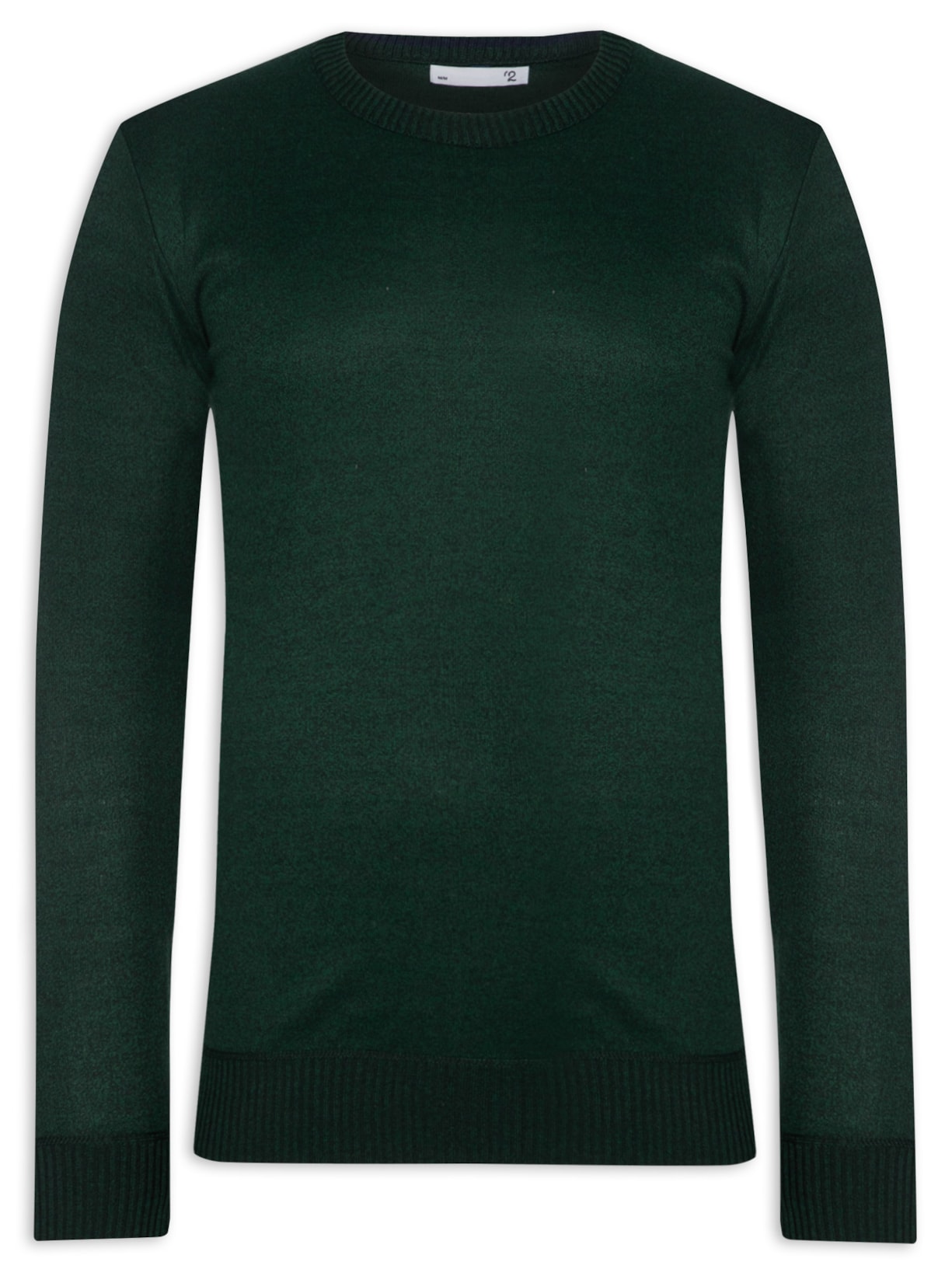 Suéter Masculino Básico Gola Redonda - Verde