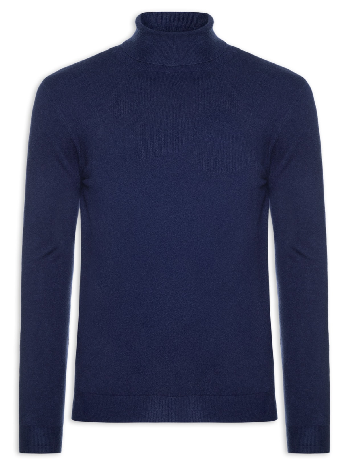 Suéter Masculino Casual Gola Alta - Azul