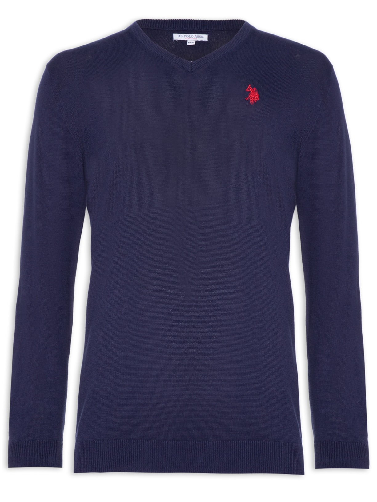 Suéter Masculino Class G V C/ Logo - Azul