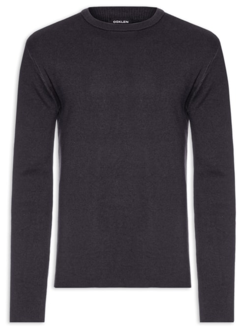 Suéter Masculino Classic Cashmere – Cinza