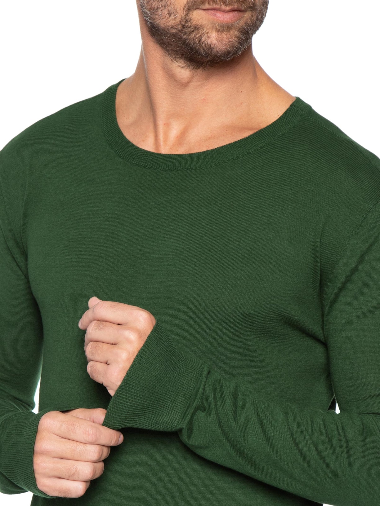Suéter Masculino Classic Cotton II Verde Osklen