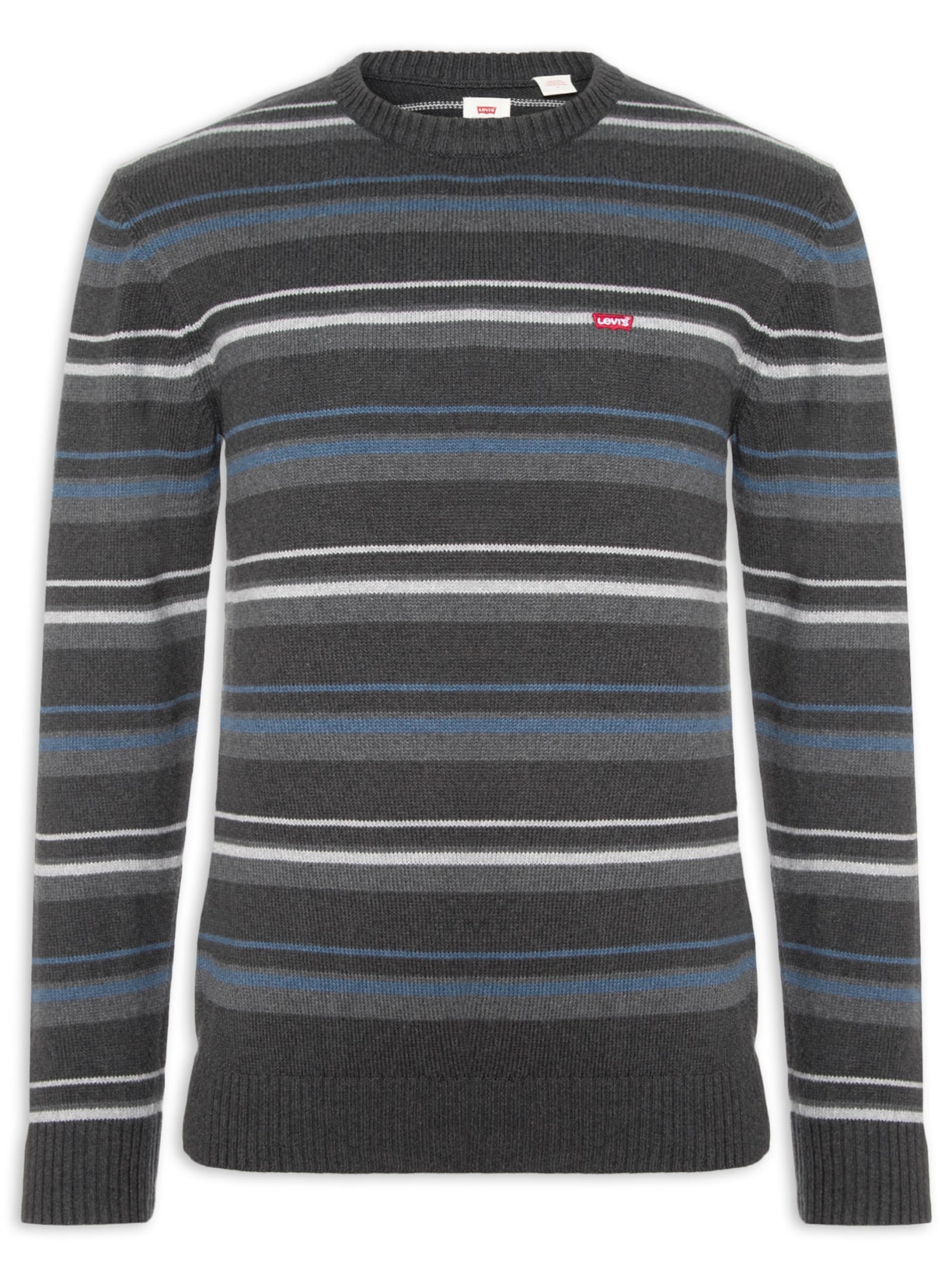 Suéter Masculino Classic Housemark Crewneck Cinza Levi's