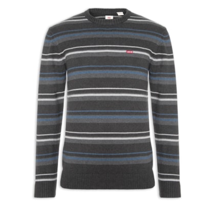 Suéter Masculino Classic Housemark Crewneck - Cinza