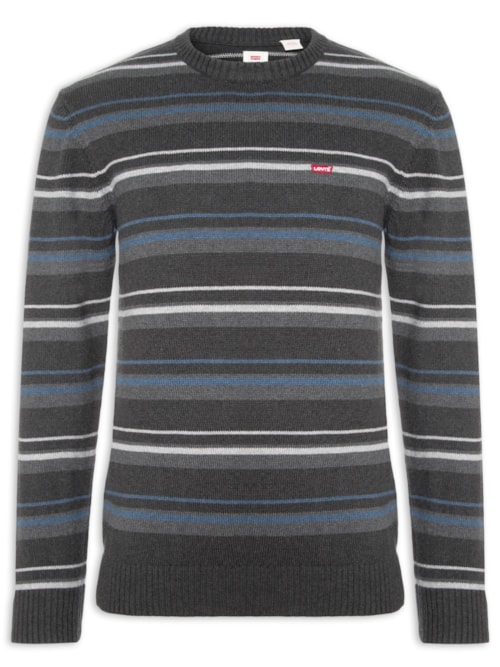 Suéter Masculino Classic Housemark Crewneck - Cinza
