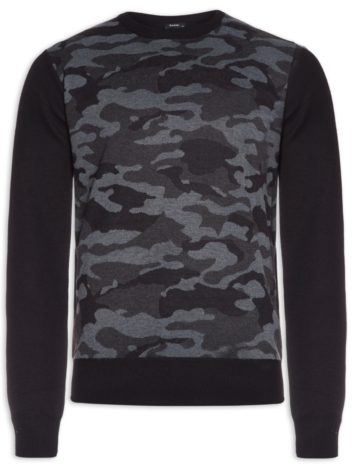 Suéter Masculino Com Estampa Militar - Basiq Men