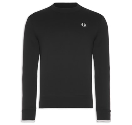 Suéter Masculino Crew Neck Sweatshirt - Preto