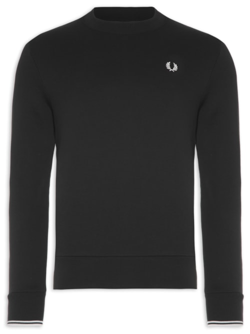 Suéter Masculino Crew Neck Sweatshirt - Preto