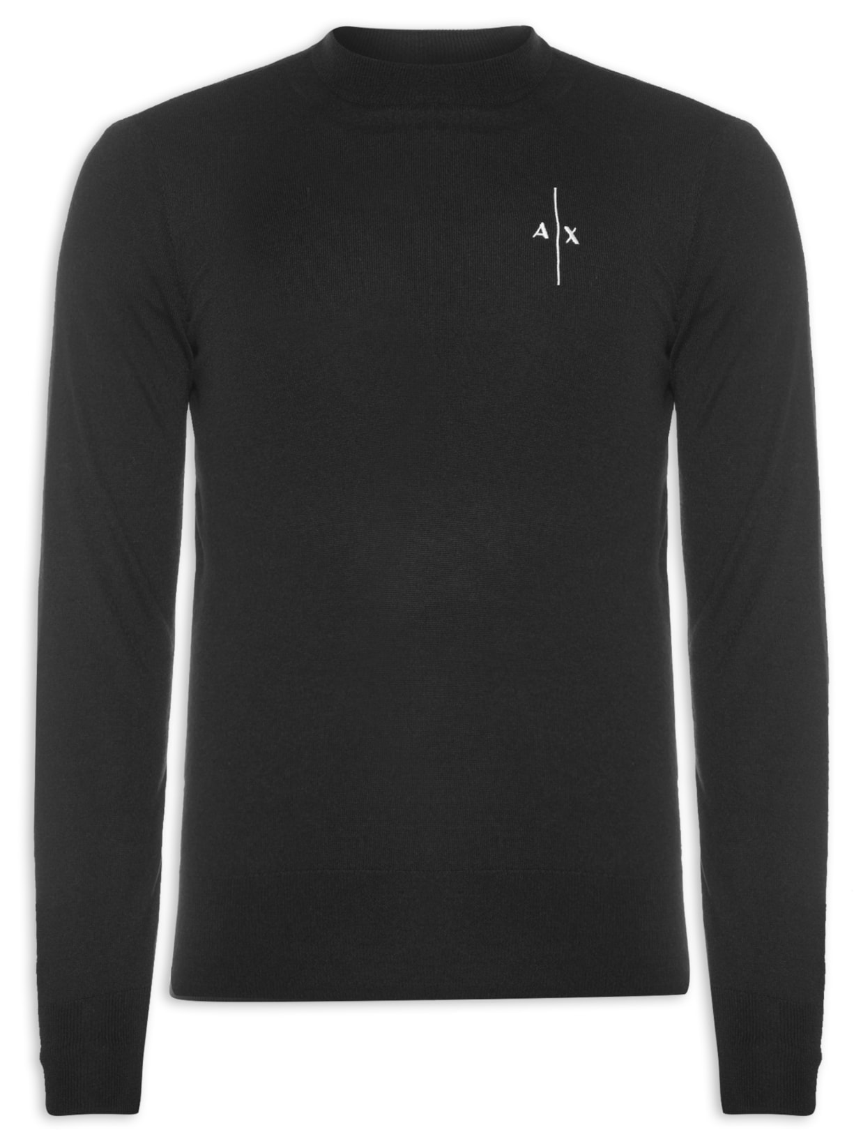 Suéter Masculino De Tricot Preto Armani Exchange