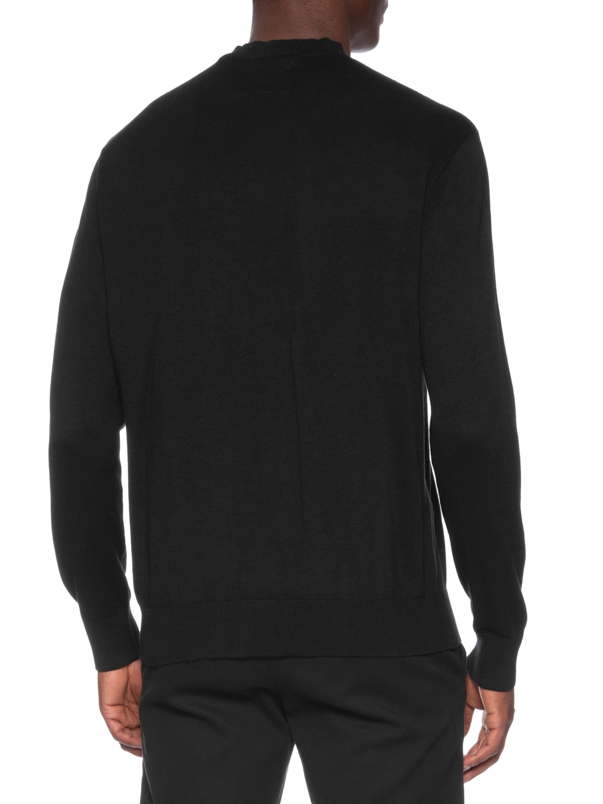 Suéter Masculino De Tricot Preto Armani Exchange