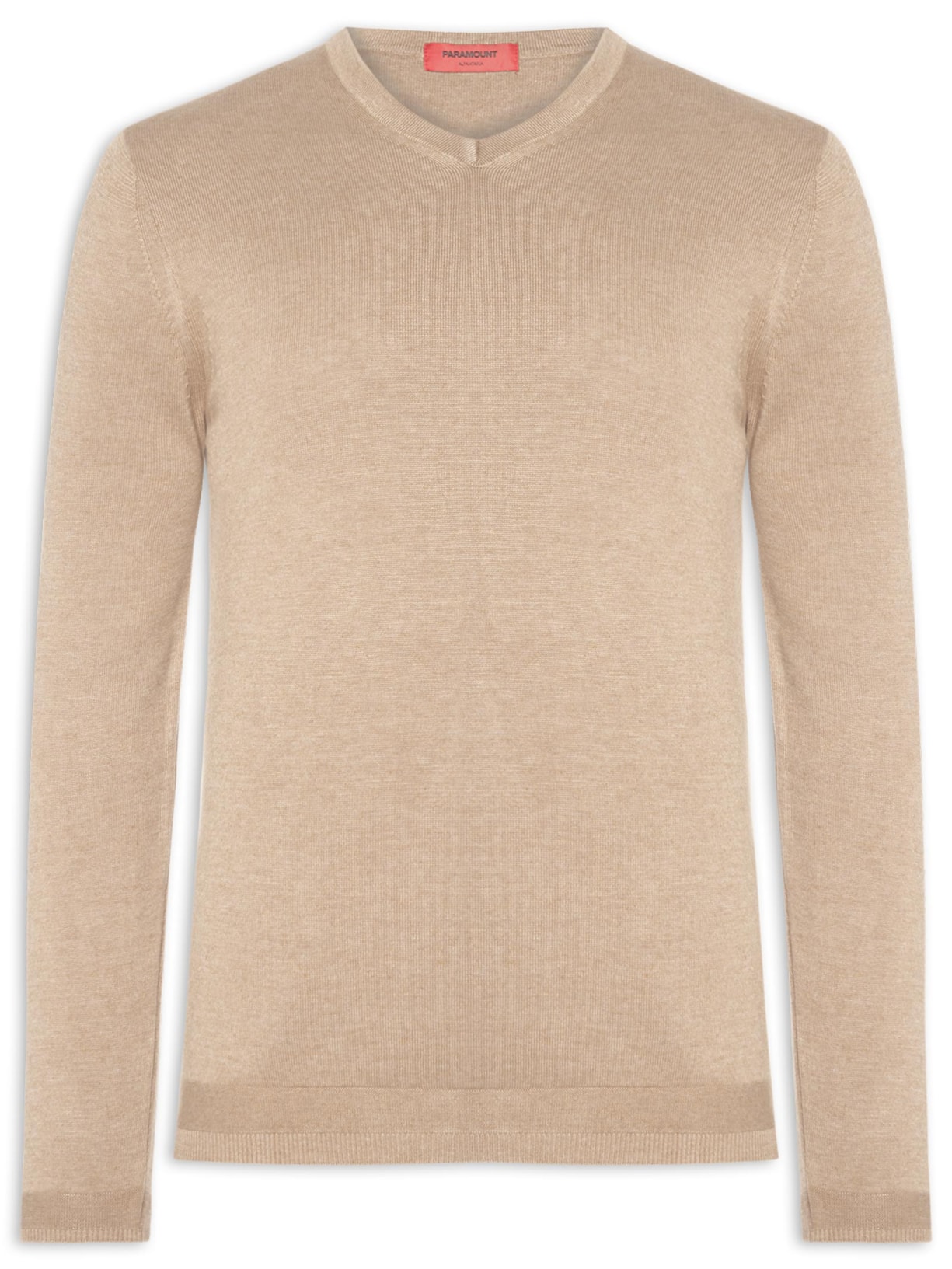 Suéter Masculino Em Tricô Marrom Paramount Alfaiataria