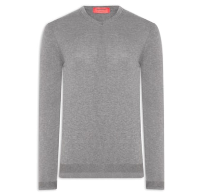 Suéter Masculino em Tricô – Cinza