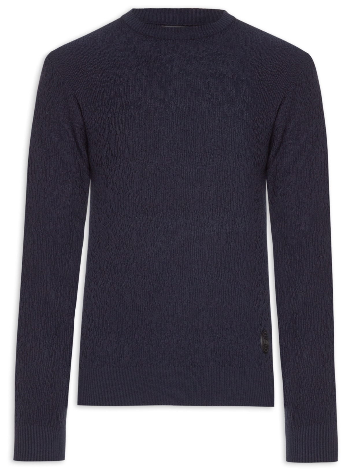 Suéter Masculino em Tricot Grafiatto Collab Imf - Preto