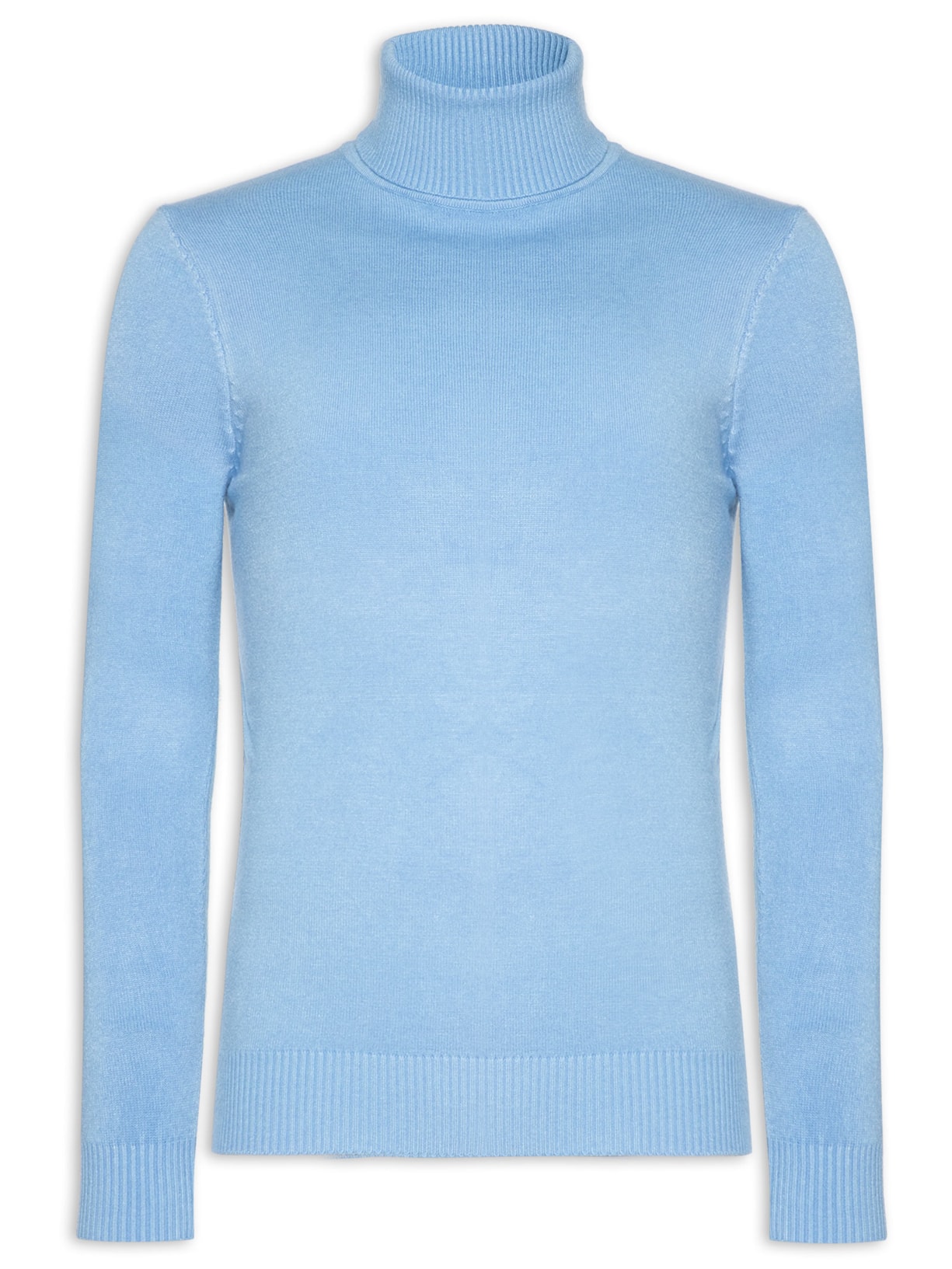 Suéter Masculino Gola Alta - Azul