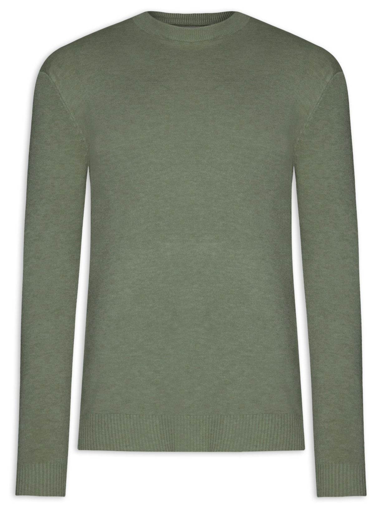 Suéter Masculino Gola Arredondada - Verde