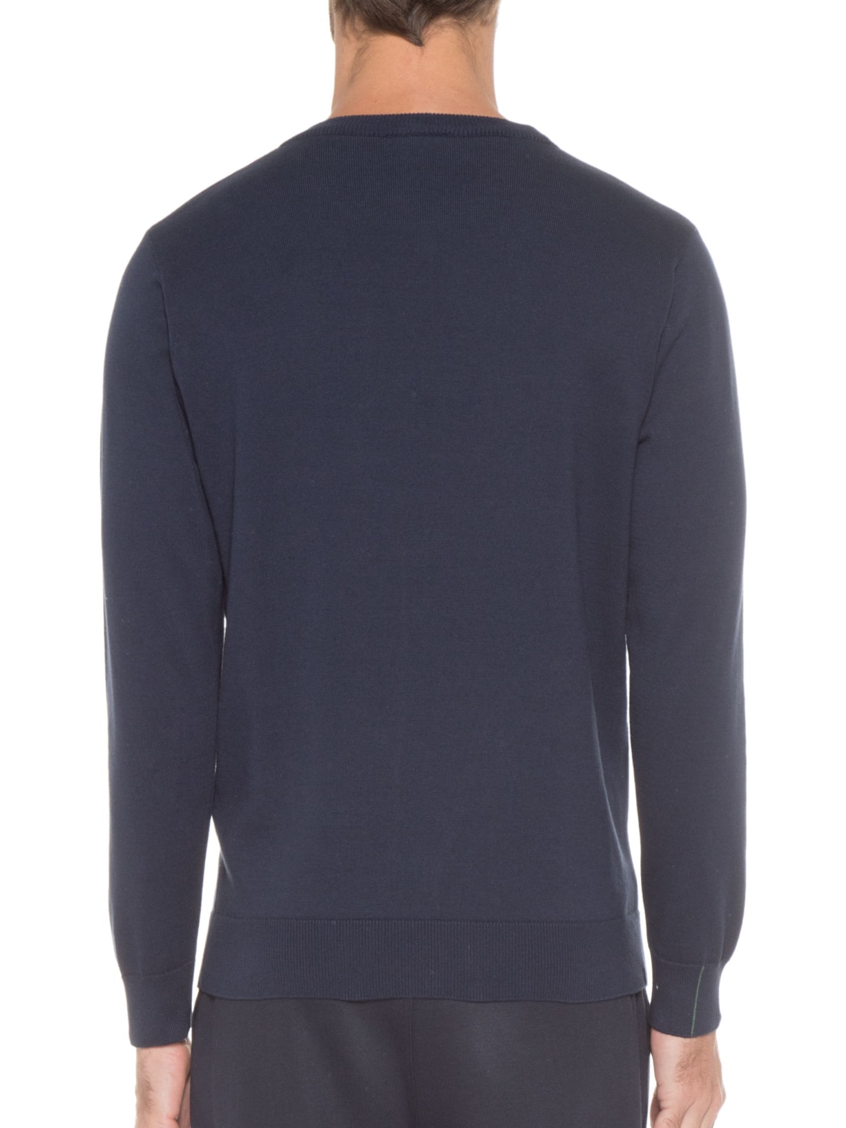 Suéter Masculino Gola Careca Azul Lacoste