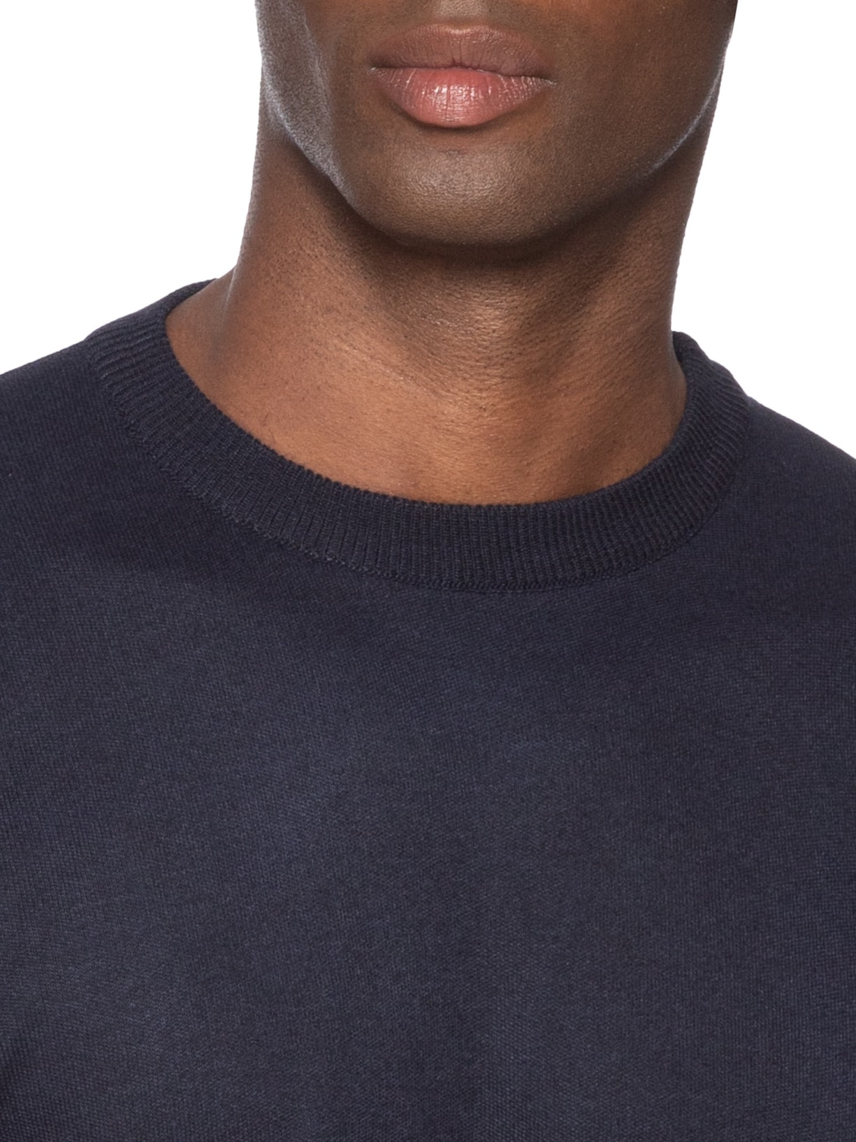 Suéter Masculino Gola Careca Azul '2 Essential